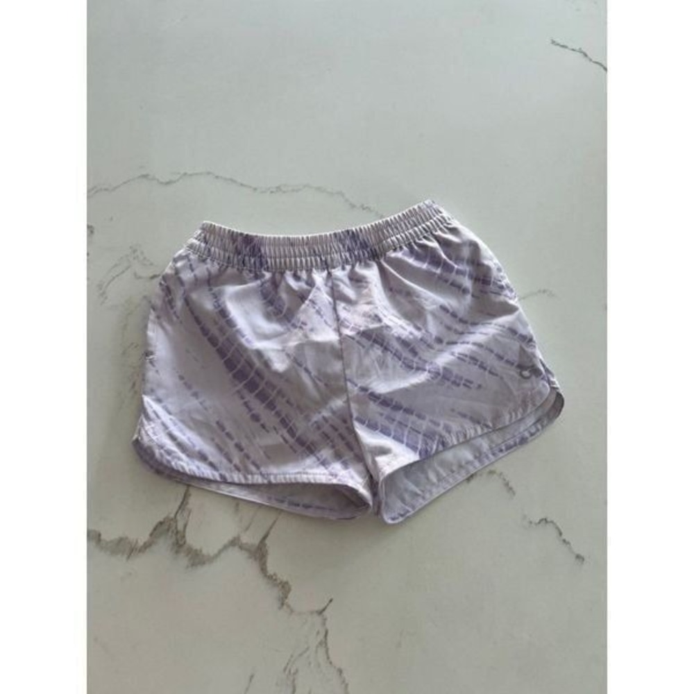 GapFit girl Kids Recycled Tie-Dye Running Shorts purple 5Y